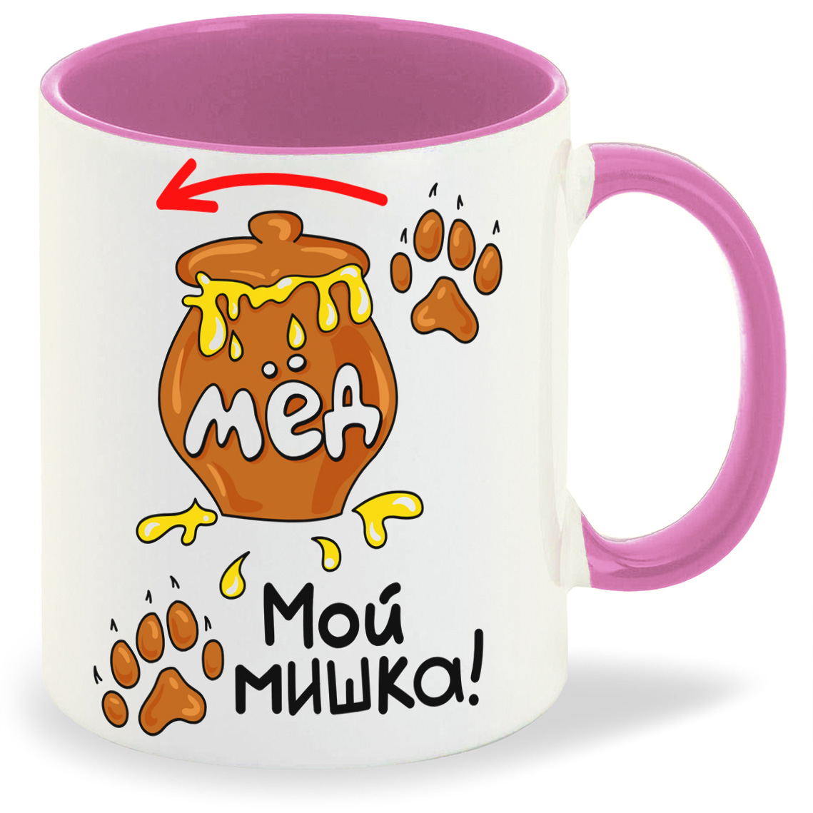 

Кружка CoolPodarok Мой мишка есть пара, Мой мишка есть пара