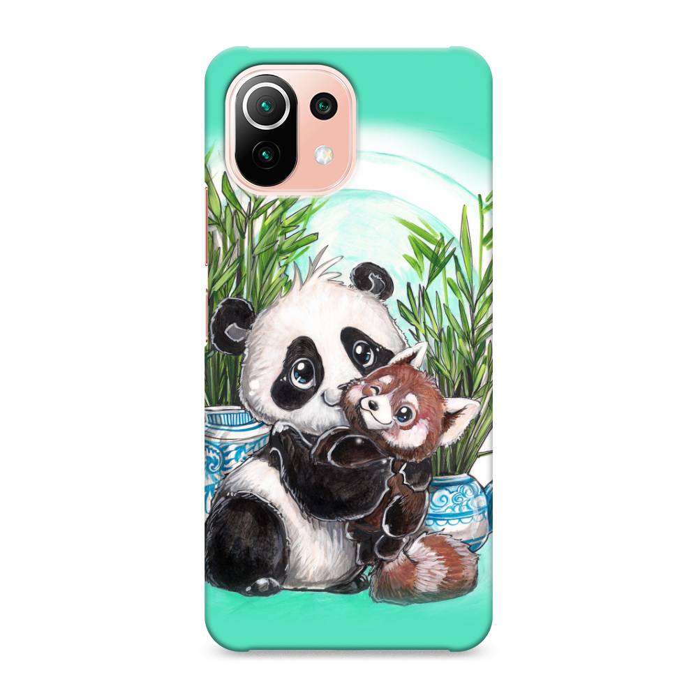 

Пластиковый чехол "Друзья зверята" на Xiaomi Mi 11 Lite, 310220-1