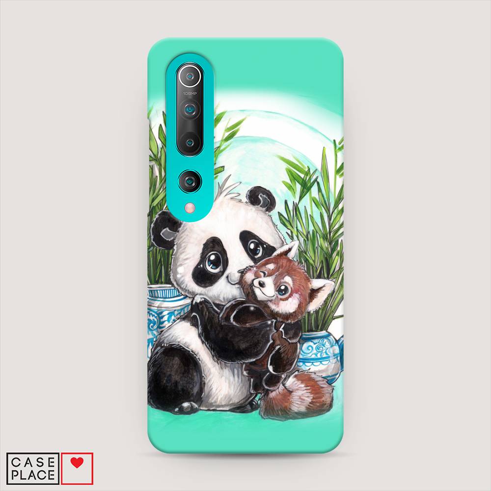 

Пластиковый чехол "Друзья зверята" на Xiaomi Mi 10, 37520-1
