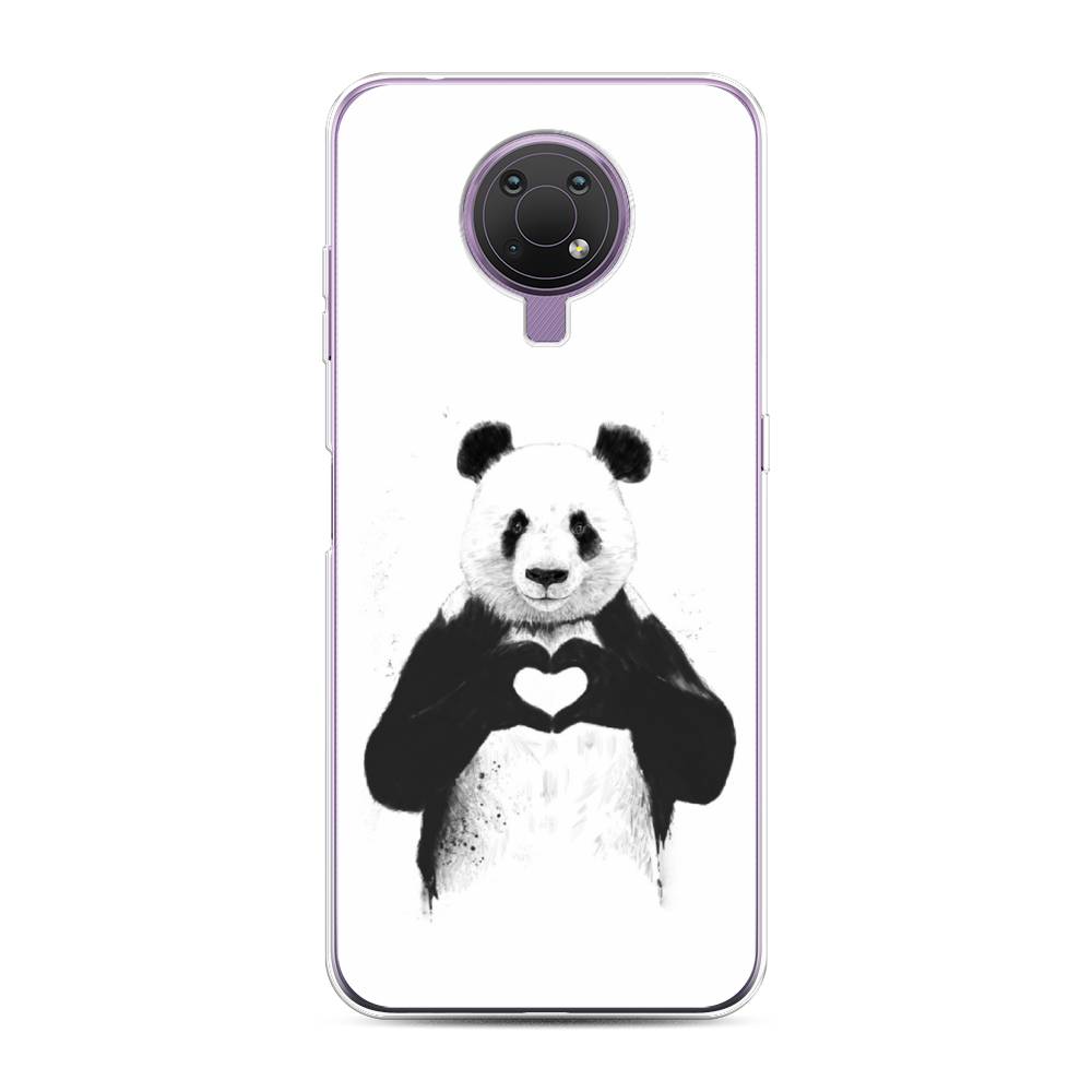 фото Чехол awog "панда love" для nokia g10