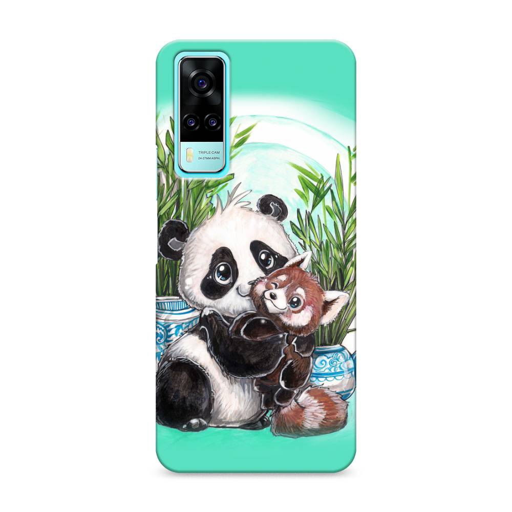 

Пластиковый чехол "Друзья зверята" на Vivo Y31, 263720-1