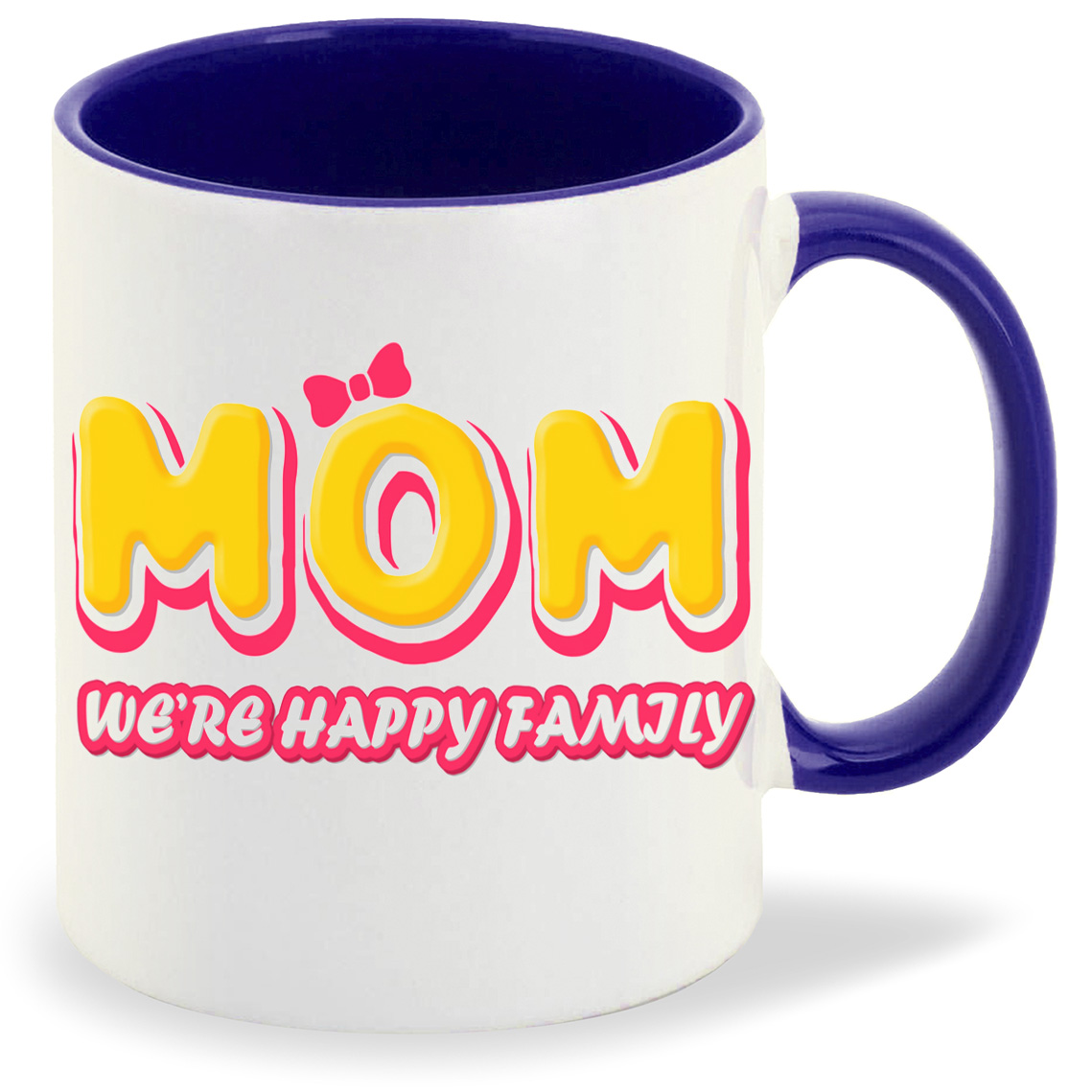 

Кружка CoolPodarok Прикол Семья Mom were happy family, Прикол Семья Mom were happy family