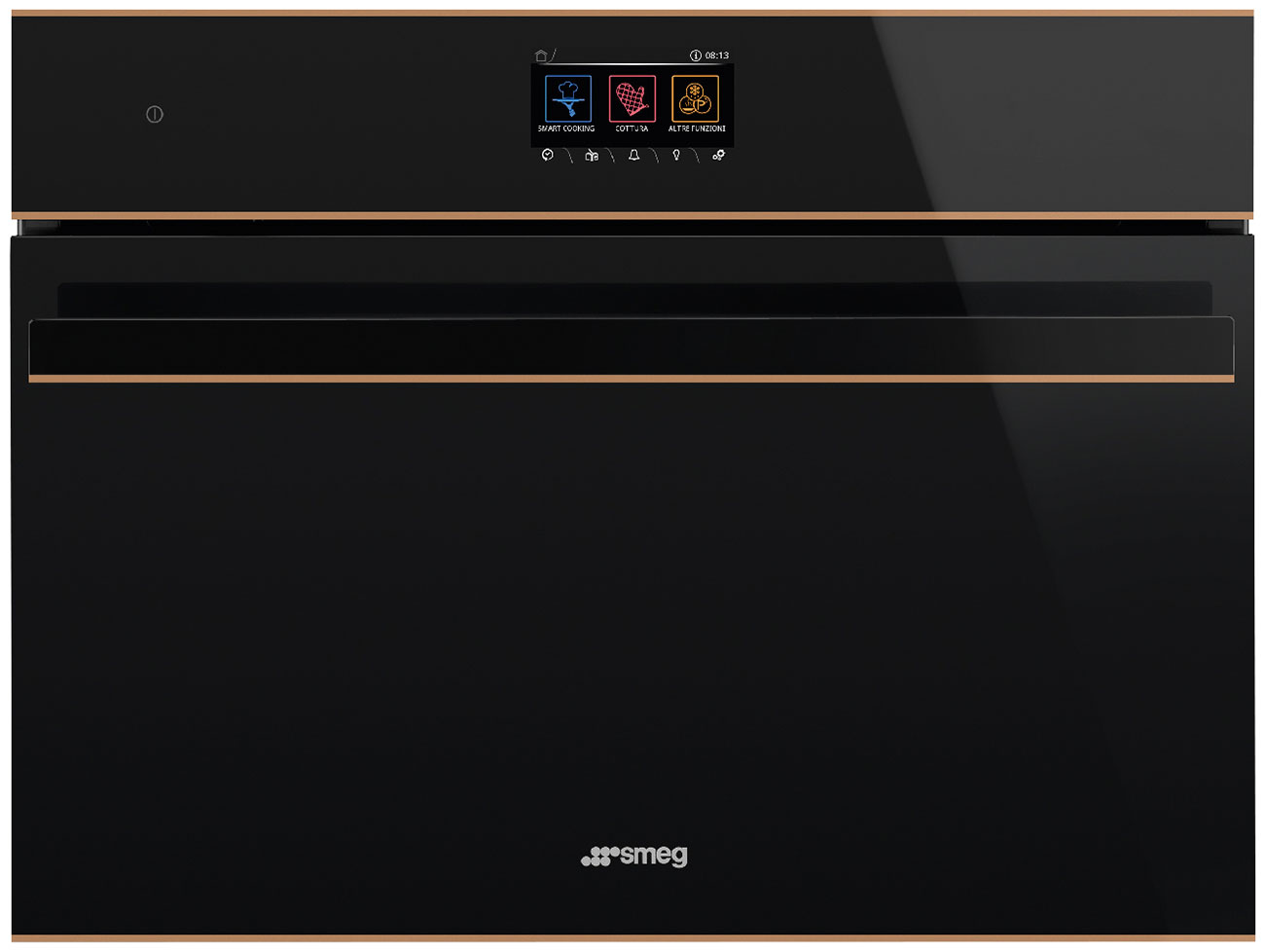 Встраиваемый электрический духовой шкаф Smeg SO4604S4PNR черный электронный звуковой плакат говорящая азбука 8 режимов