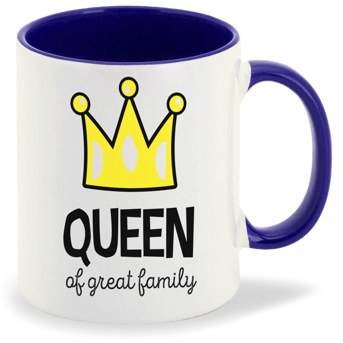 

Кружка CoolPodarok Прикол Семья Queen of great family Королева прекрасной семьи Мама, Прикол Семья Queen of great family Королева прекрасной семьи Мама