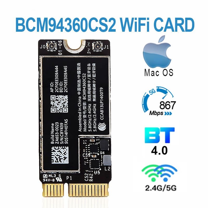 

Приемник Wi-Fi NoBrand Mini PCI-e 802.11ac, Зеленый;белый