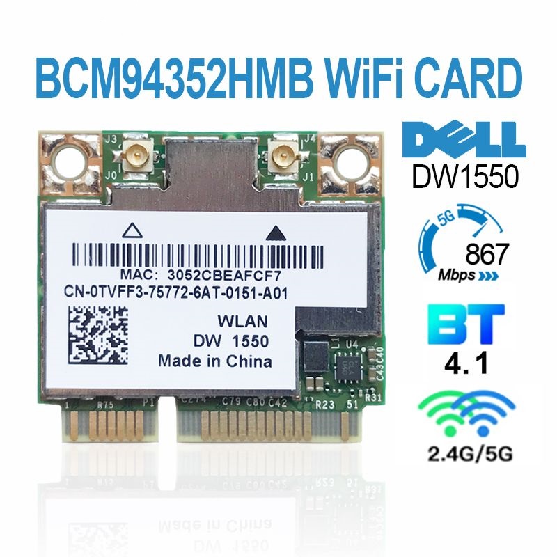 

Приемник Wi-Fi NoBrand Mini PCI-e 802.11ac, Зеленый;белый