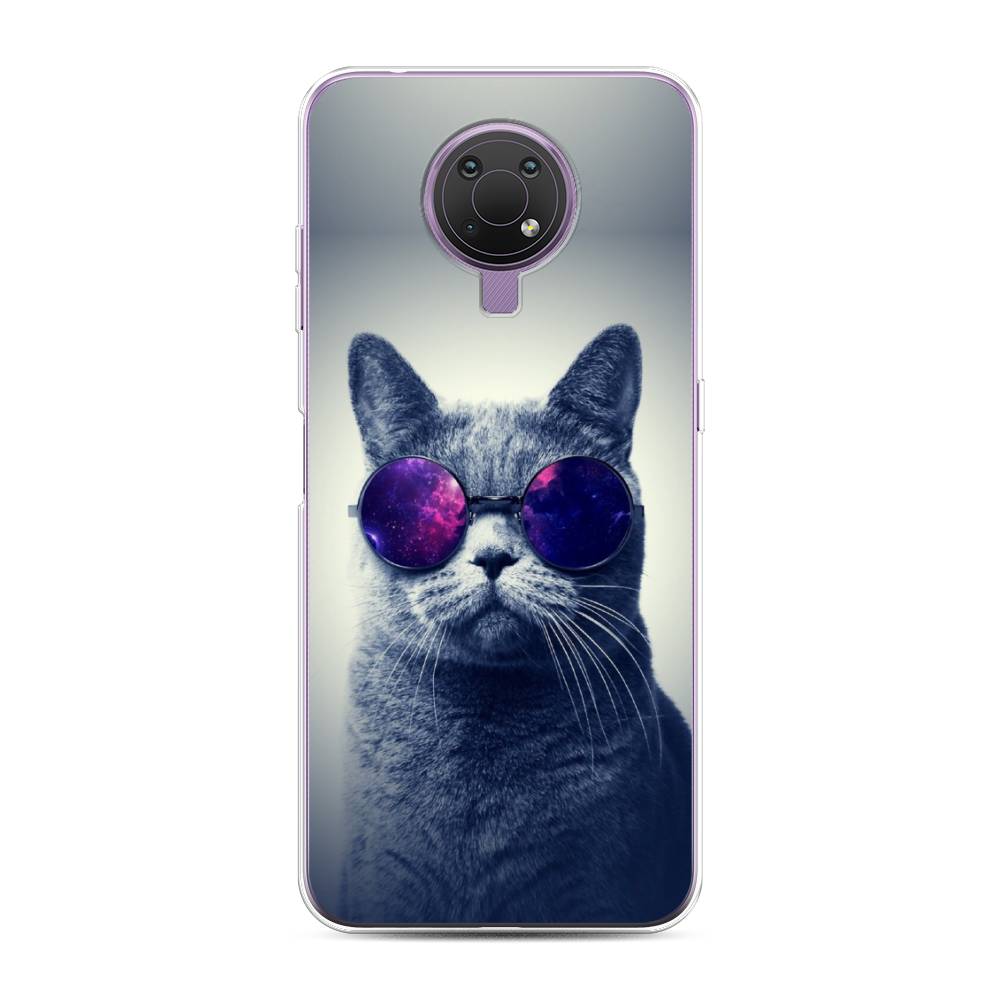 

Чехол Awog на Nokia G10 / Нокиа G10 "Космический кот", Красный, 124050-1