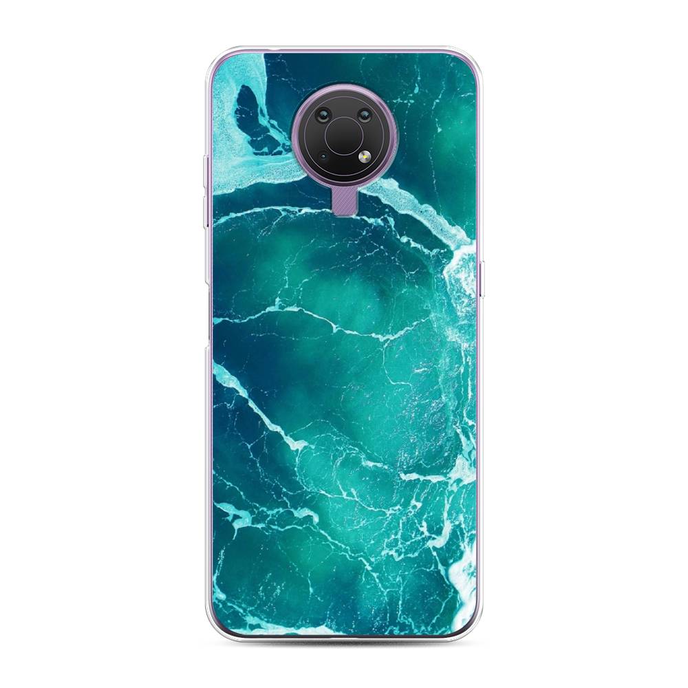 

Чехол Awog на Nokia G10 / Нокиа G10 "Изумрудный океан", Голубой;синий, 124050-4