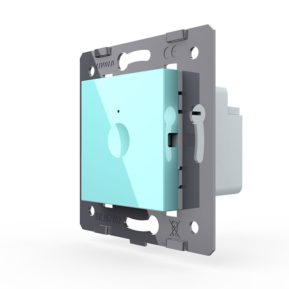 

Одноклавишный сенсорный выкл. Livolo Module, цвет зеленый (мех.) VL-P7-01-18 Ливолотач, Одноклавишный сенсорный выключатель Livolo Module, цвет зеленый (механизм)