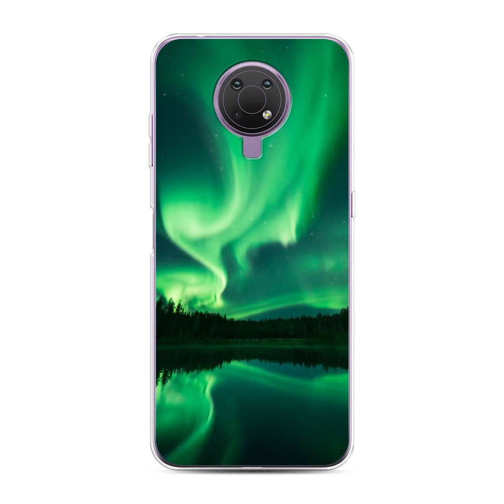 

Чехол Awog на Nokia G10 / Нокиа G10 "Ночные пейзажи 7", Зеленый;черный, 124050-4