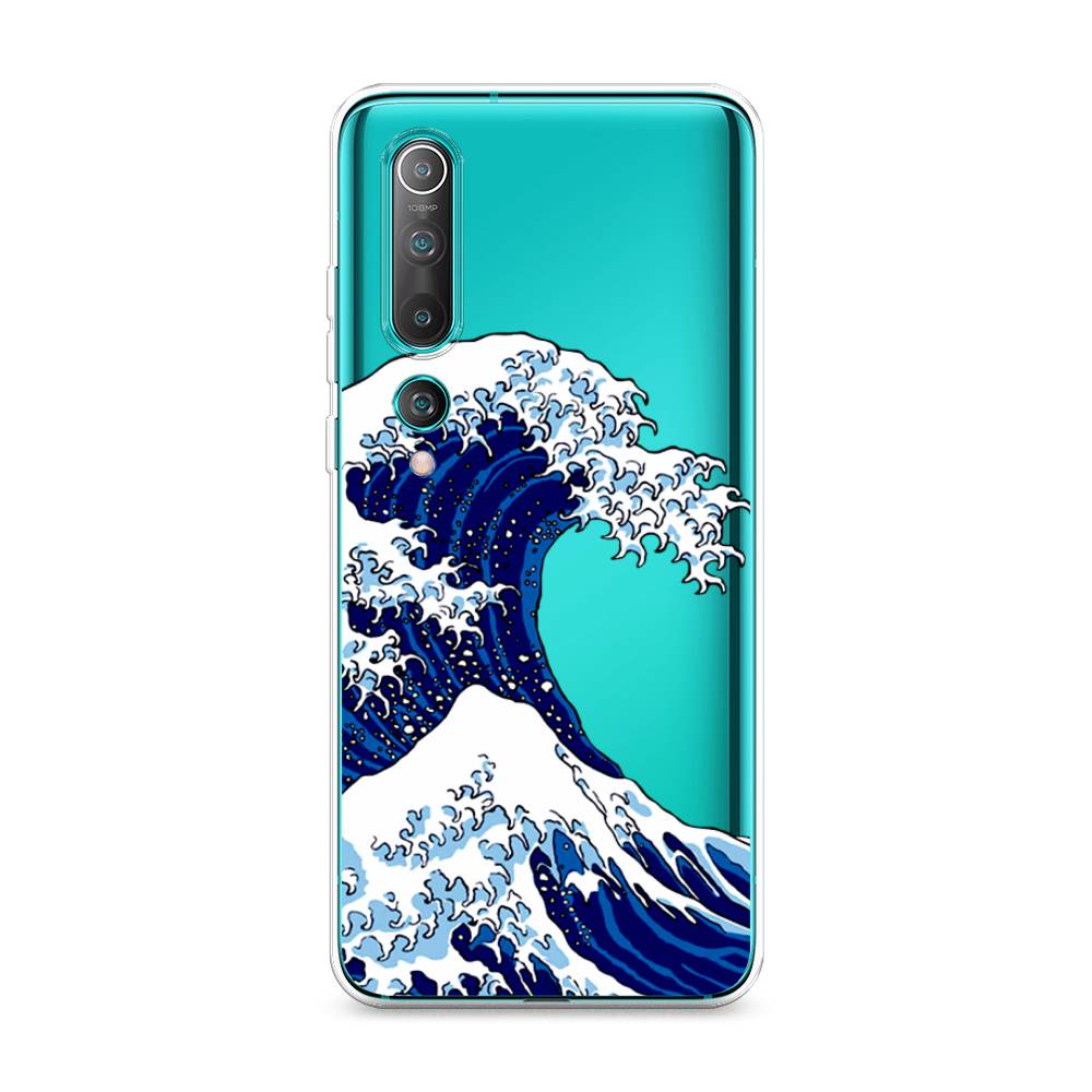 

Чехол Awog на Xiaomi Mi 10 "Волна в Канагаве", Разноцветный, 37550-4