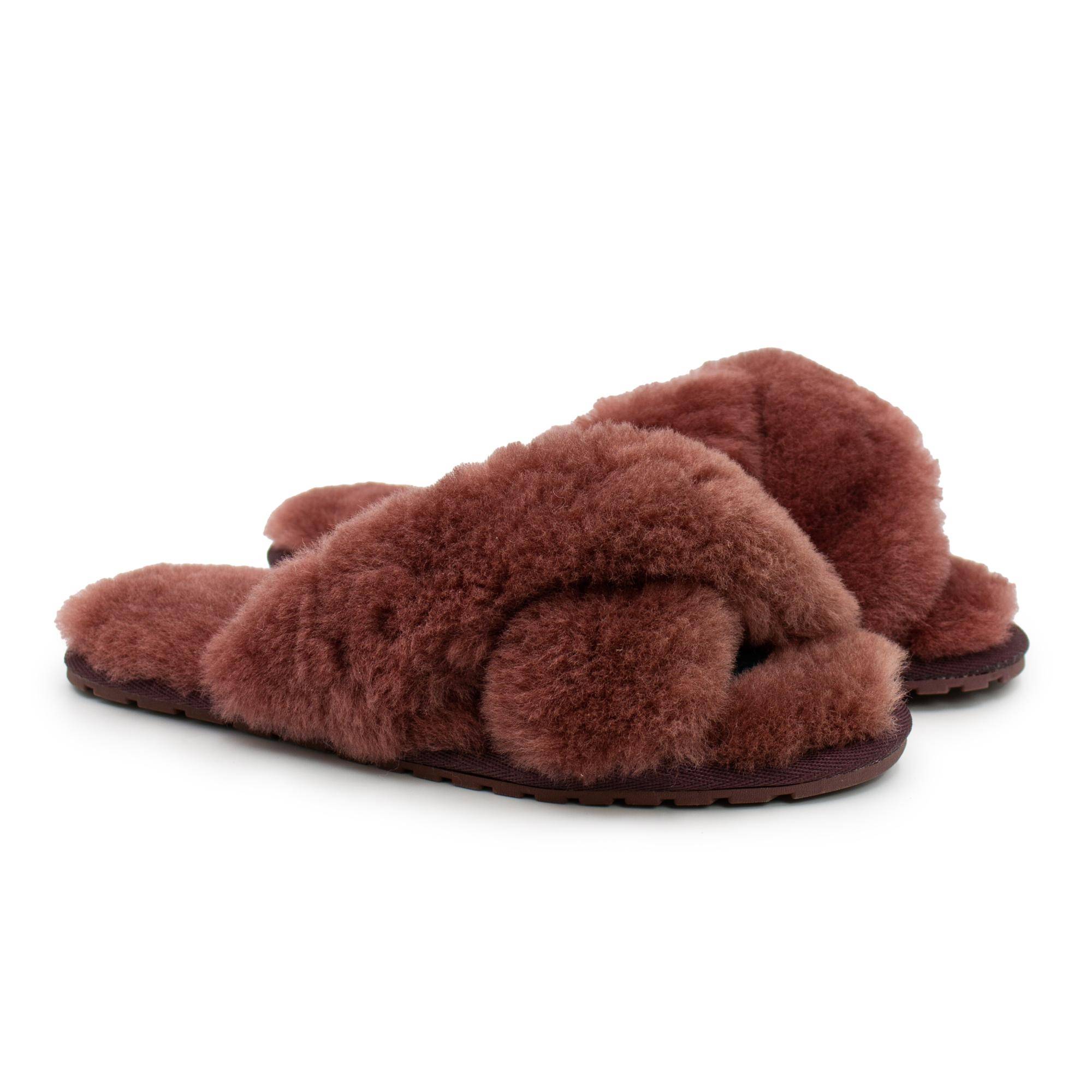 

Тапочки женские Emu Australia Mayberry W11573 бордовые 36 EU, Бордовый, Mayberry W11573