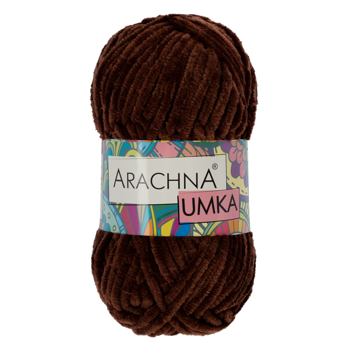 

Пряжа ARACHNA UMKA 100% полиэстер 1 шт. х 100 г 120 м №40 коричневый, UMKA
