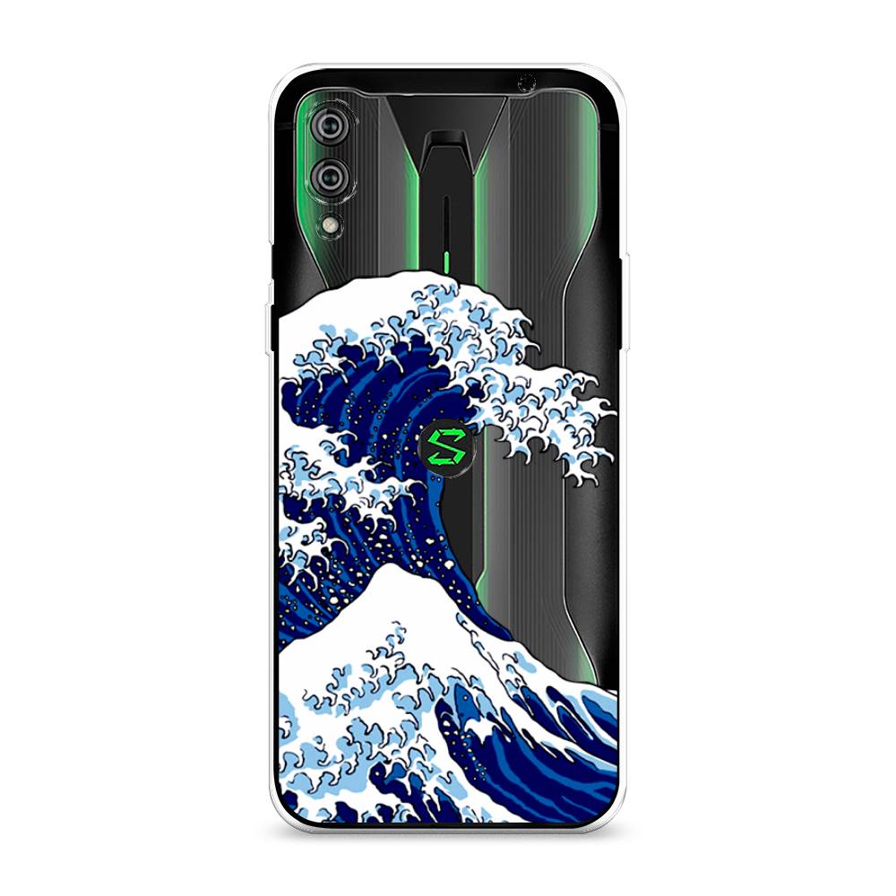 

Чехол Awog на Xiaomi Black Shark 2/2 Pro "Волна в Канагаве", Разноцветный, 36450-4