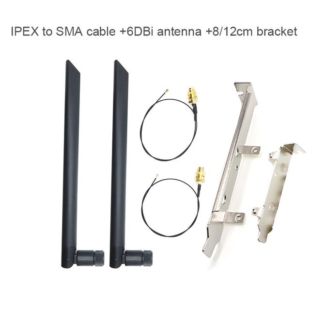 

Приемник Wi-Fi NoBrand для компьютера Mini PCI-e, Зеленый;белый