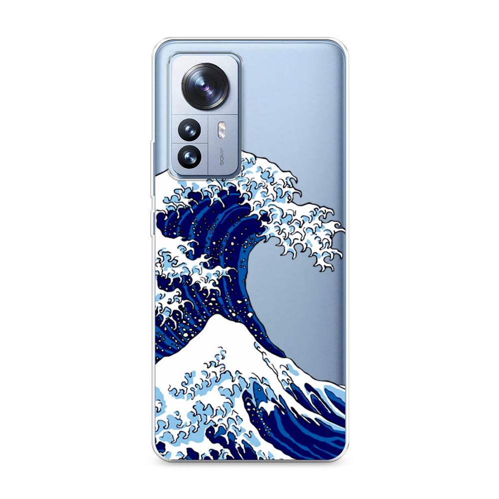 

Чехол Awog на Xiaomi 12 Pro "Волна в Канагаве", Разноцветный, 314450-4
