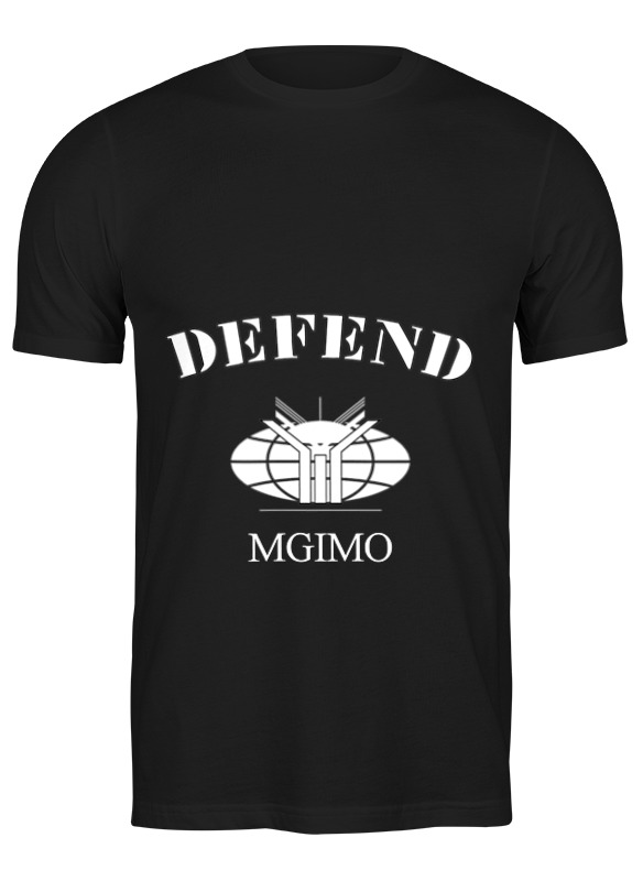 

Футболка женская Printio Defend mgimo черная XL, Черный, Defend mgimo