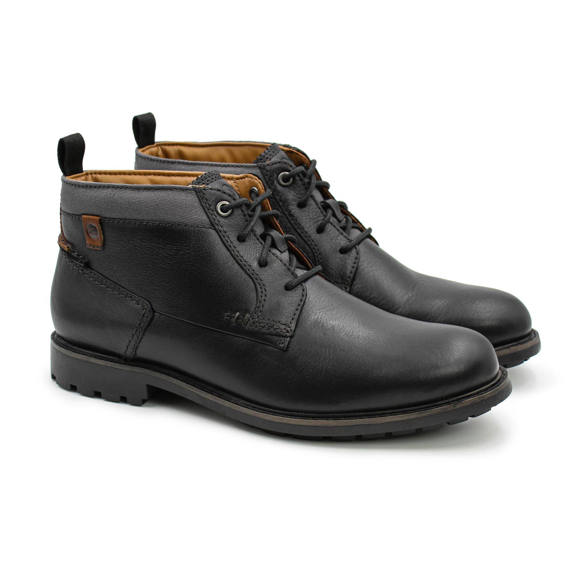 

Ботинки мужские Clarks Bowzer Peak 26163876 черные 42 EU, Bowzer Peak 26163876