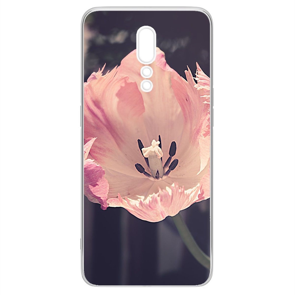

Чехол-накладка Krutoff Clear Case Тюльпан для Oppo Reno Z