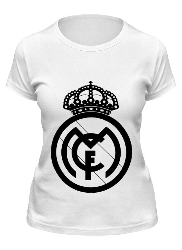 

Футболка женская Printio Real madrid (реал мадрид) белая S, Белый, Real madrid (реал мадрид)