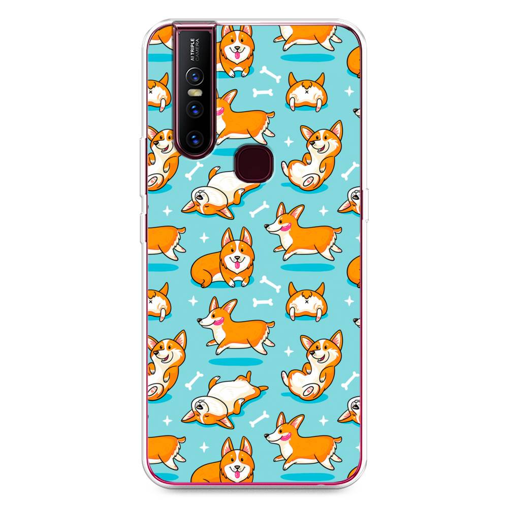 

Чехол Awog на Vivo V15 "Веселые корги", Разноцветный, 261050-2