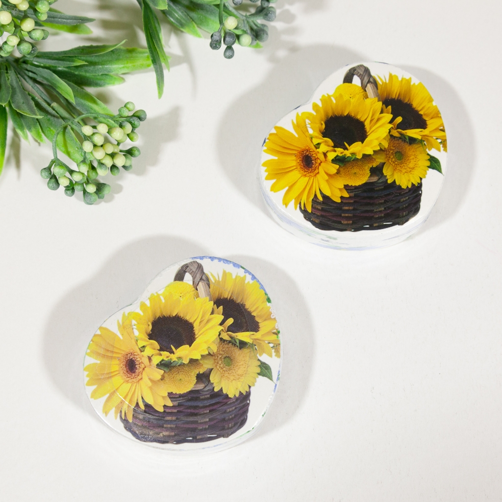 Полотенце прессованное WELLNESS, P51-51 ЦВЕТЫ_13 НАБОР, 30x60