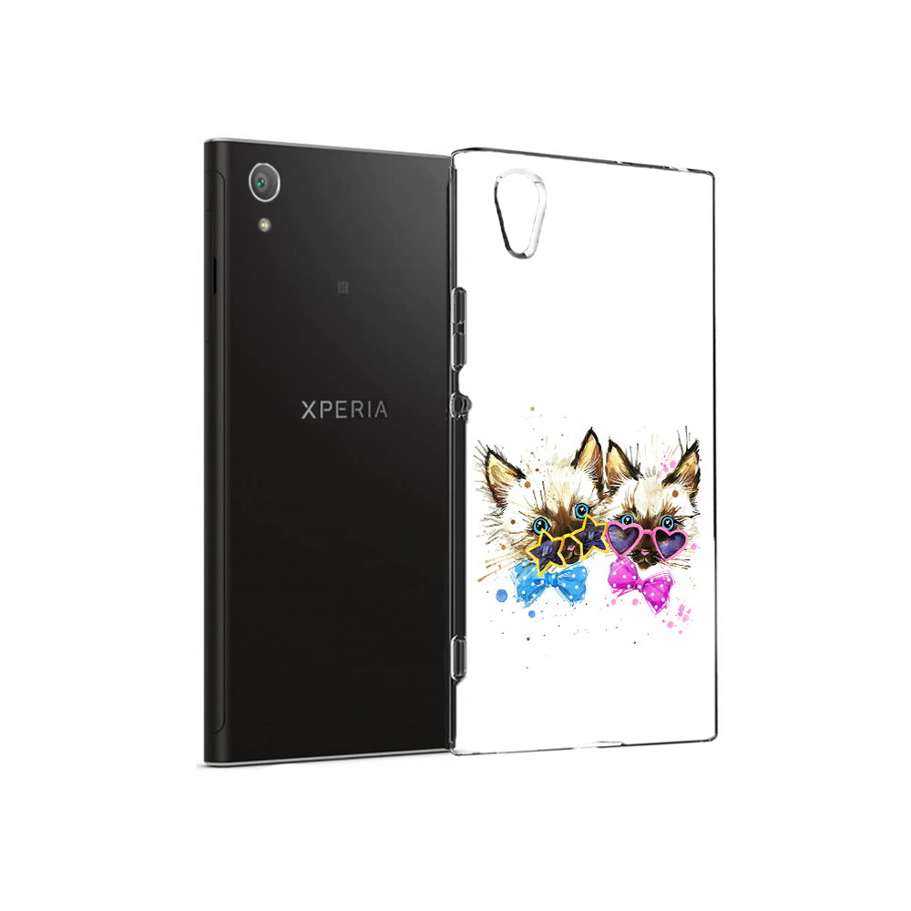 

Чехол MyPads Tocco для Sony Xperia XA1 Plus милые котята (PT77220.224.474), Прозрачный, Tocco