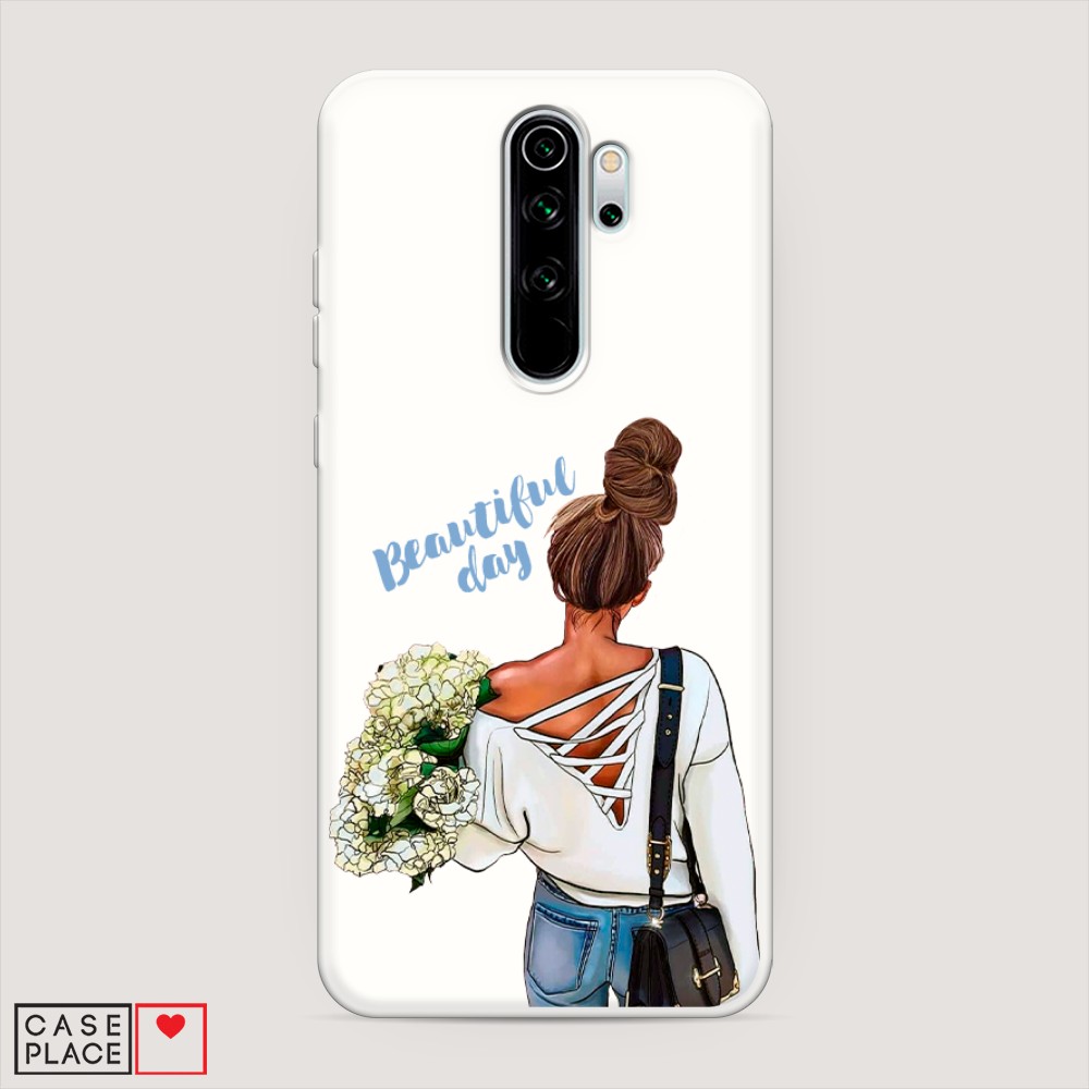 

Матовый силиконовый чехол "Beautiful day vector" на Xiaomi Redmi Note 8 Pro