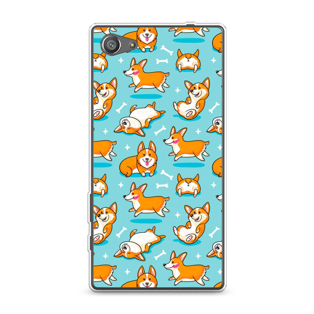 

Чехол Awog на Sony Xperia Z5 compact "Веселые корги", Разноцветный, 52250-2