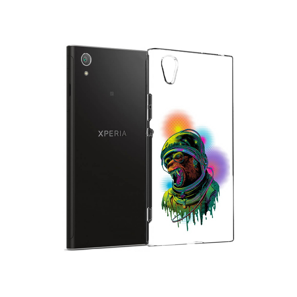 

Чехол MyPads Tocco для Sony Xperia XA1 Plus медведь космонавт (PT77220.224.466), Прозрачный, Tocco