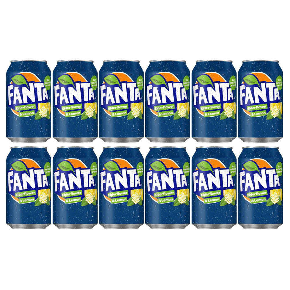 

Газированный напиток Fanta Бузина и лимон 12 шт по 0,33 л