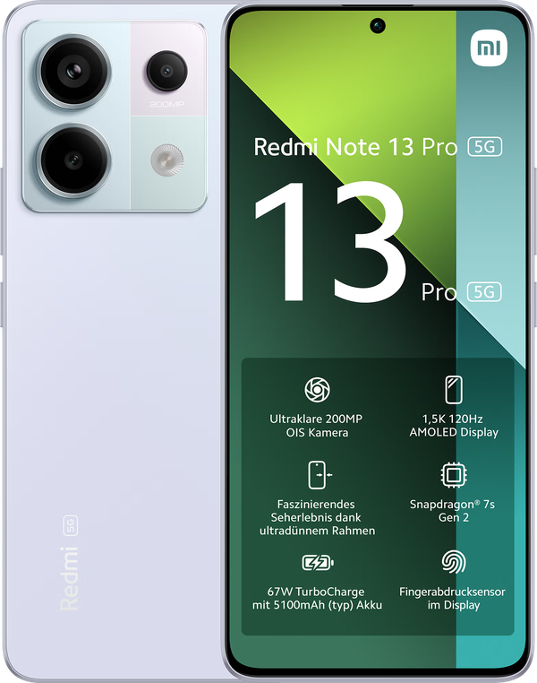 Смартфон Xiaomi Redmi Note 13 Pro 5G 8/256Gb Purple NFC