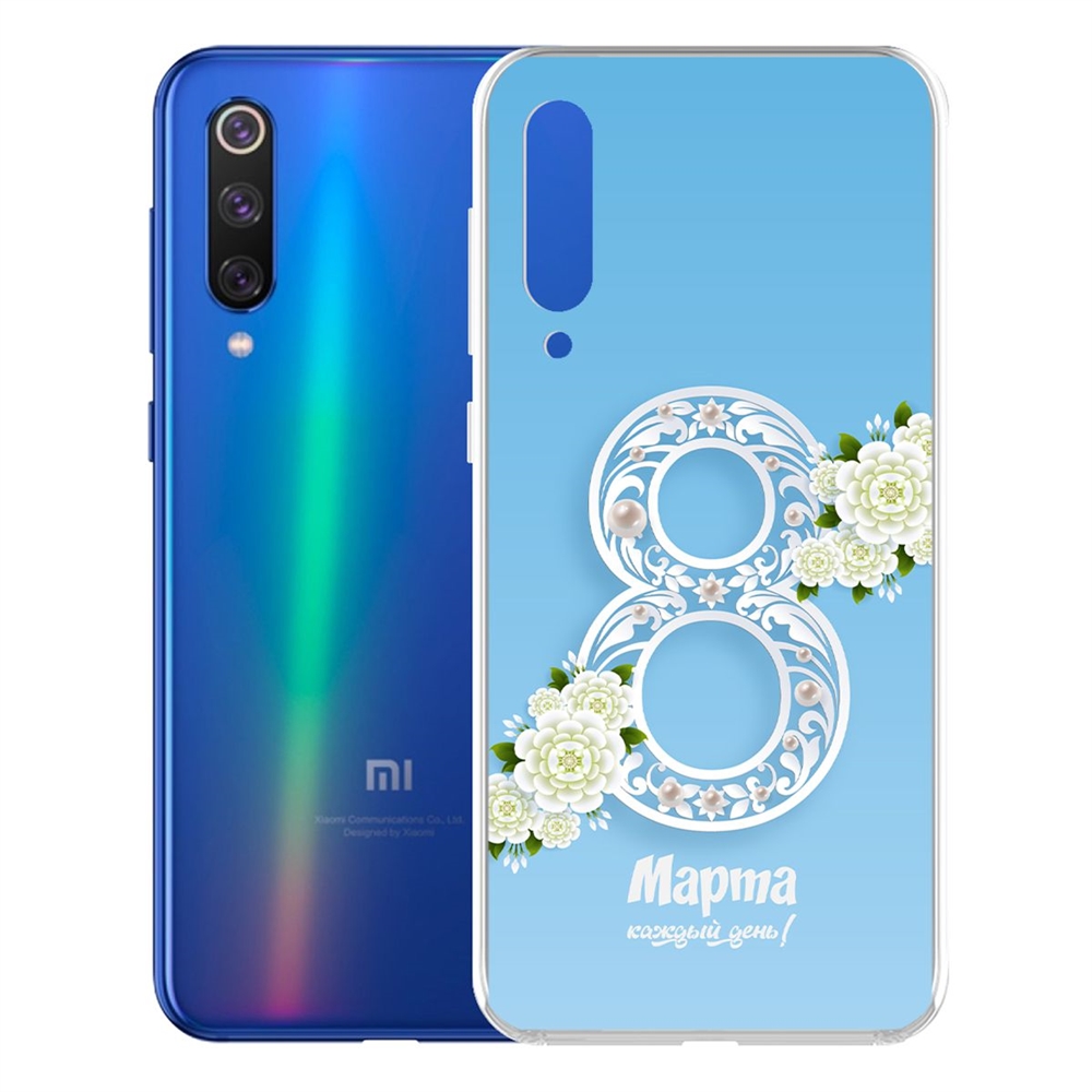 фото Чехол-накладка krutoff clear case восьмое каждый день для xiaomi mi 9 se