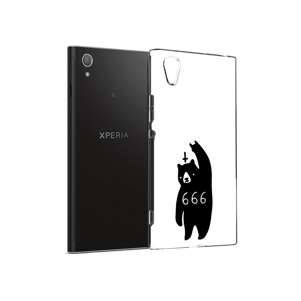 

Чехол MyPads Tocco для Sony Xperia XA1 Plus медведь 666 (PT77220.224.462), Прозрачный, Tocco