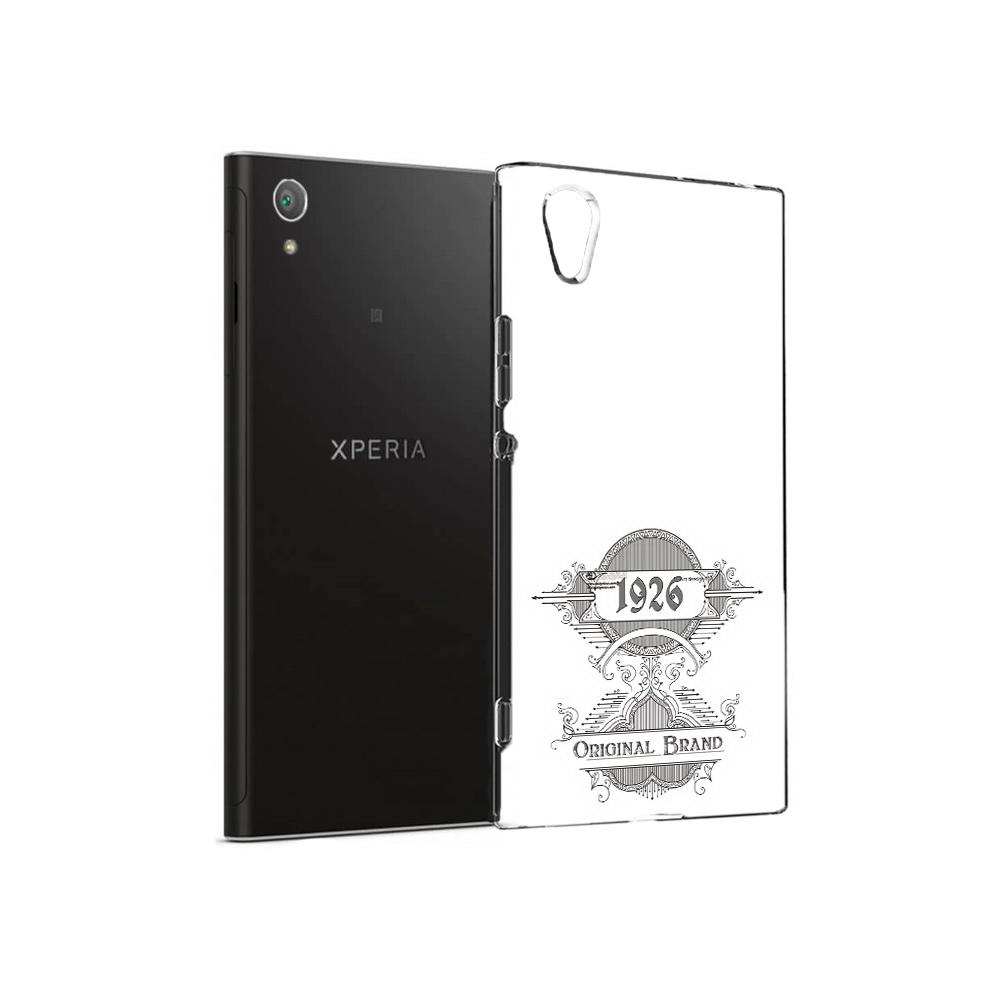 

Чехол MyPads Tocco для Sony Xperia XA1 Plus логотип черно белый (PT77220.224.446), Прозрачный, Tocco