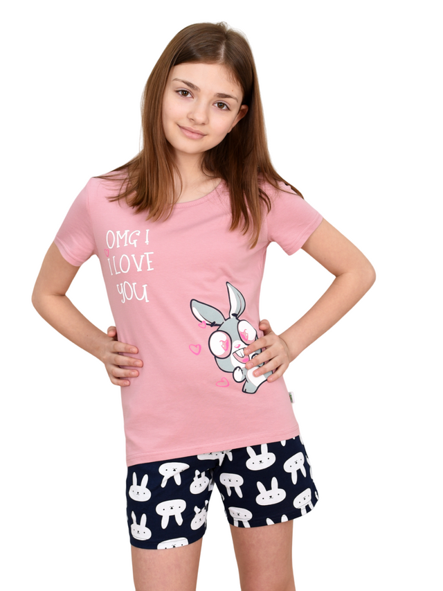 Пижама детская LIDEKO kids 516-22, розовый, 170