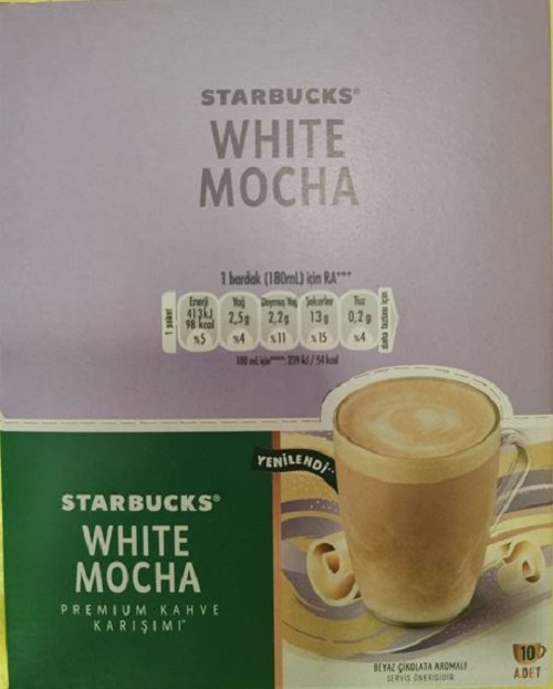 Кофе Starbucks White Mocha в пакетиках, 10 шт по 24 г