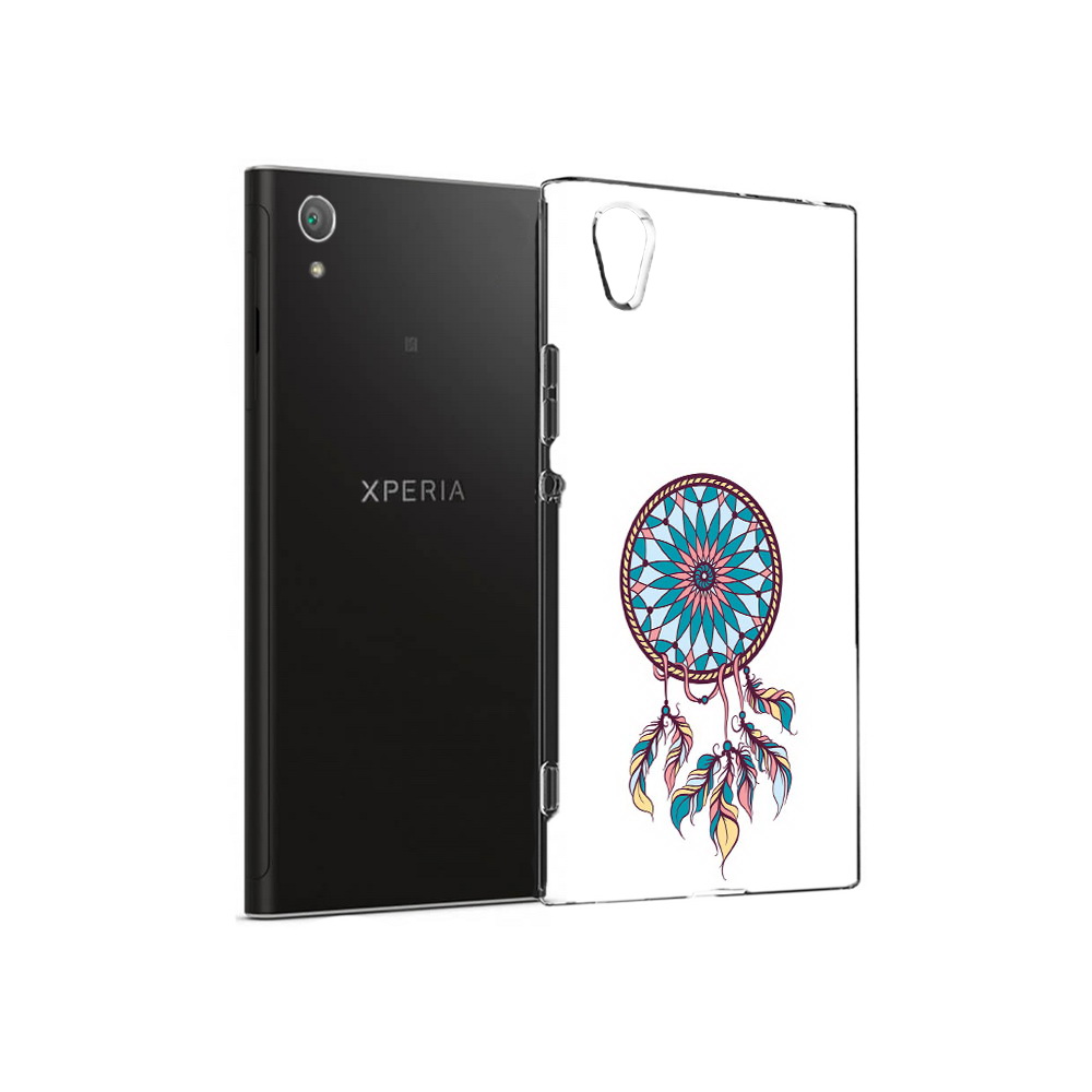 

Чехол MyPads Tocco для Sony Xperia XA1 Plus ловец снов синий (PT77220.224.443), Прозрачный, Tocco