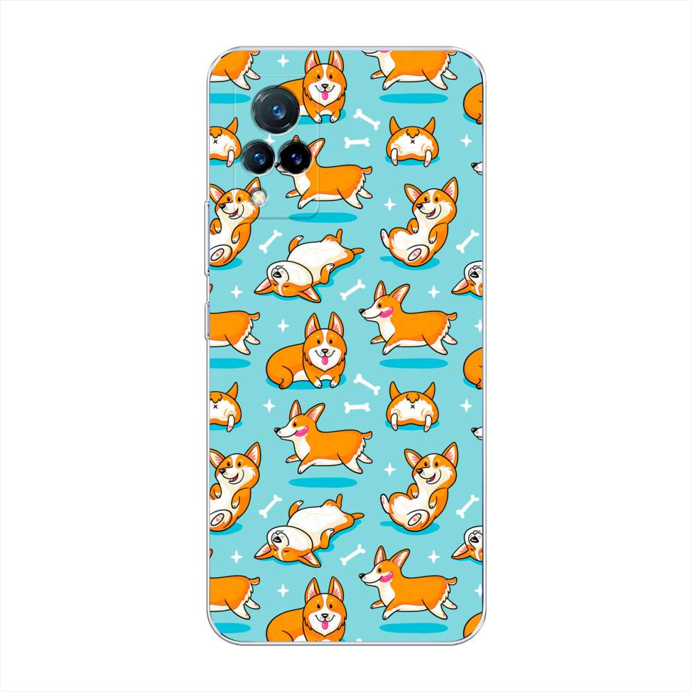 

Чехол Awog на Vivo V21 "Веселые корги", Разноцветный, 264350-2