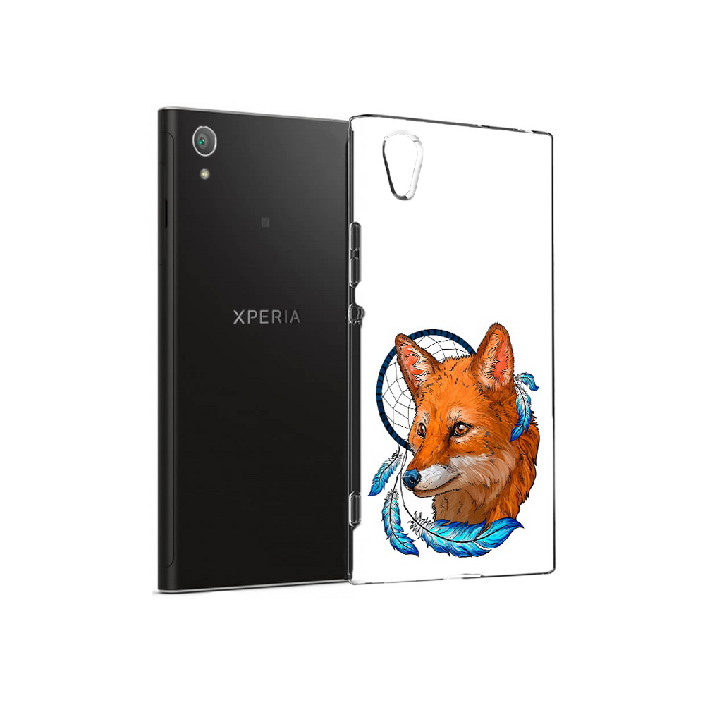 

Чехол MyPads Tocco для Sony Xperia XA1 Plus лиса и ловец снов (PT77220.224.438), Прозрачный, Tocco