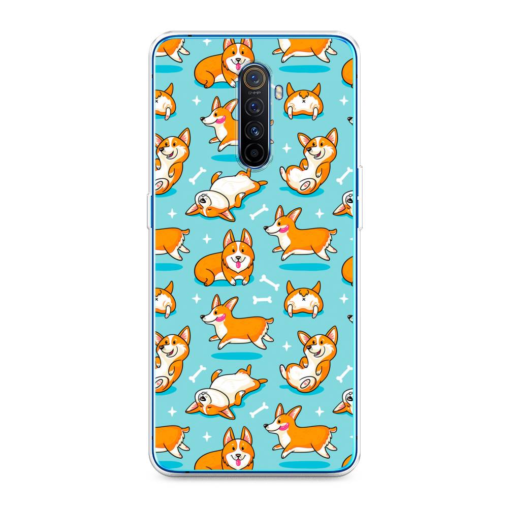 

Чехол Awog на Realme X2 Pro "Веселые корги", Разноцветный, 251750-2