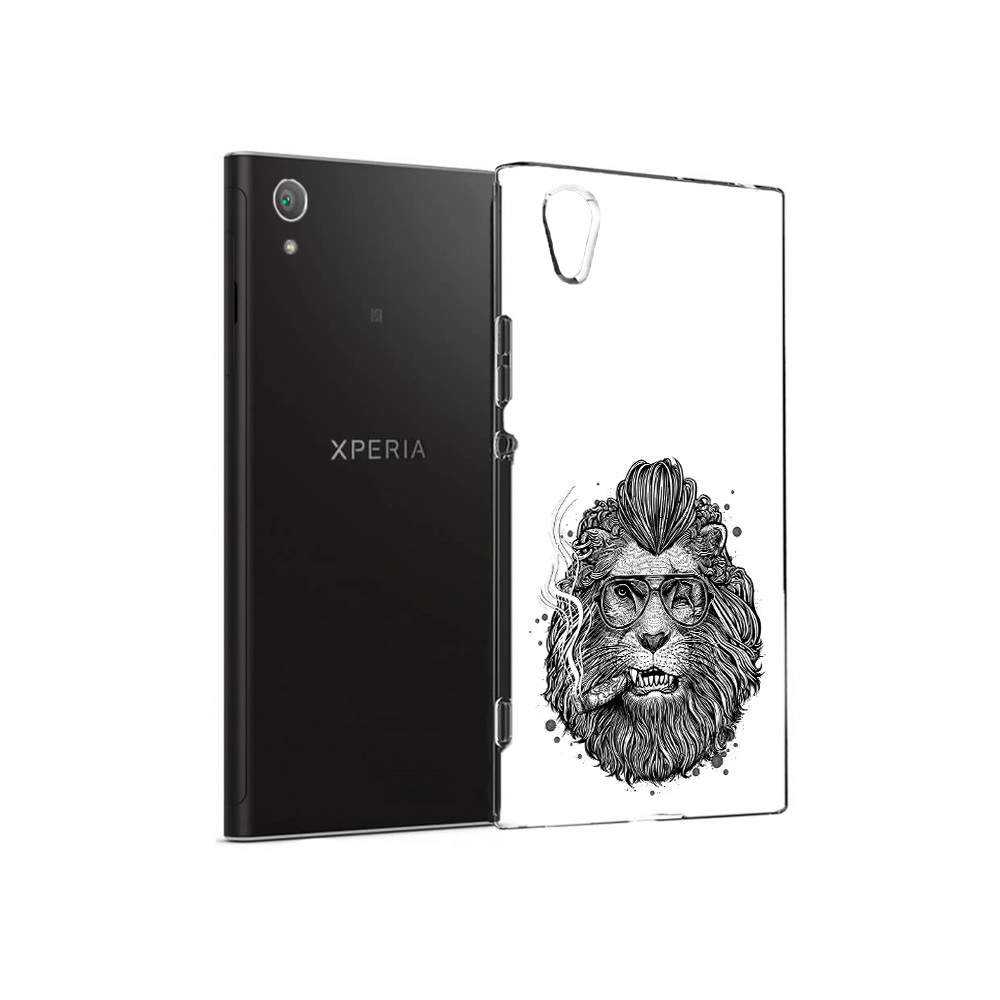 

Чехол MyPads Tocco для Sony Xperia XA1 Plus курящий лев (PT77220.224.432), Прозрачный, Tocco
