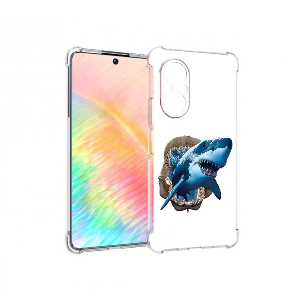 

Чехол MyPads Tocco для Honor 50 SE челюсти (PT223907.20.675), Прозрачный, Tocco