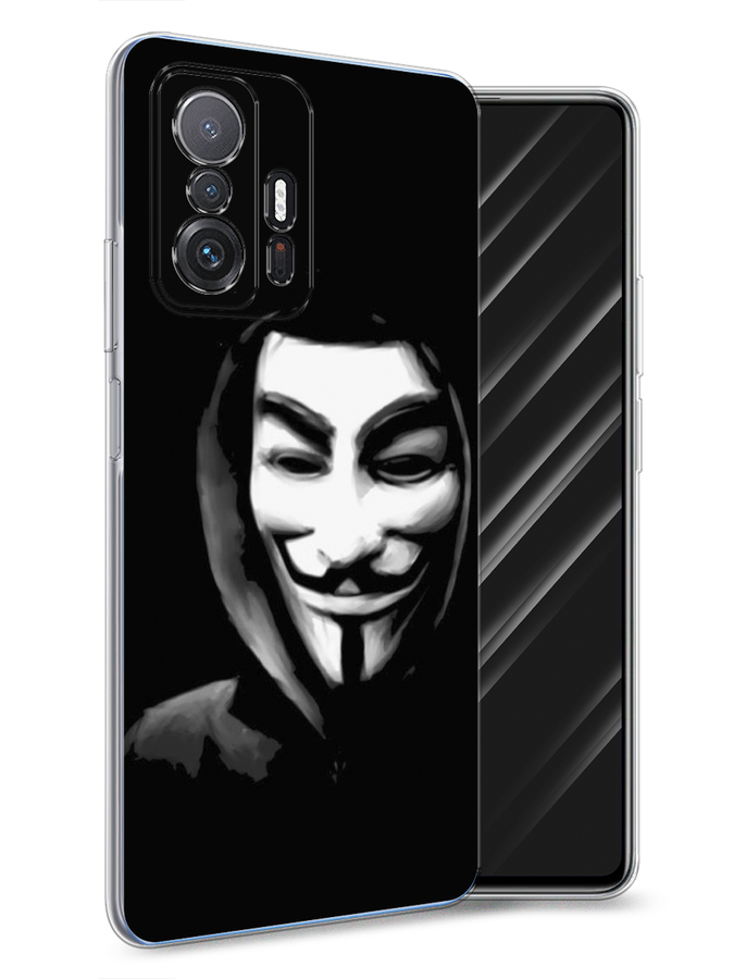 

Чехол Awog на Xiaomi Mi 11T/11T Pro "Анонимус", Разноцветный, 313750-5