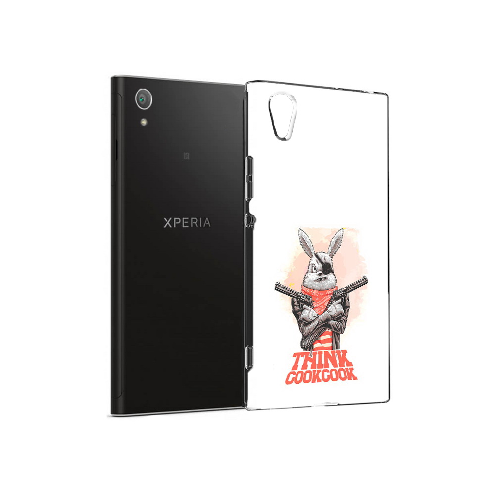 

Чехол MyPads Tocco для Sony Xperia XA1 Plus кролик пират (PT77220.224.419), Прозрачный, Tocco