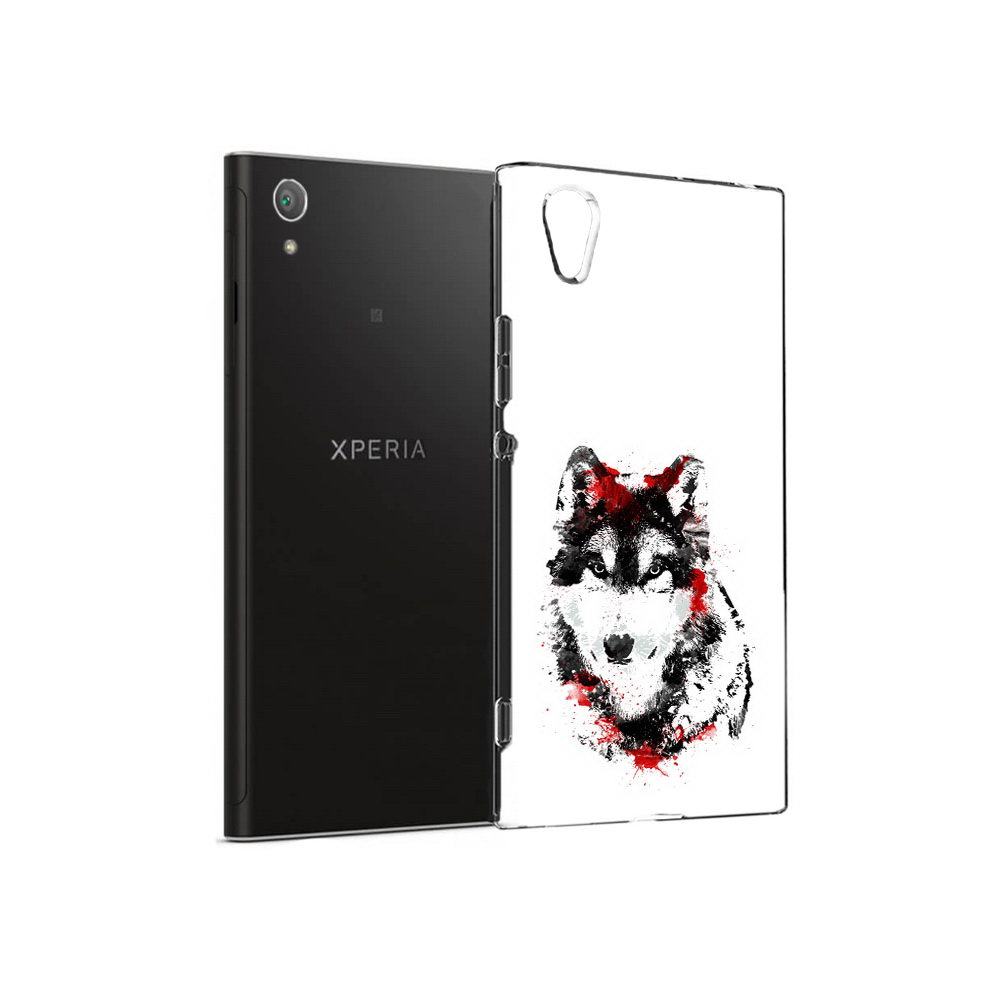 

Чехол MyPads Tocco для Sony Xperia XA1 Plus кровавый волк (PT77220.224.416), Прозрачный, Tocco