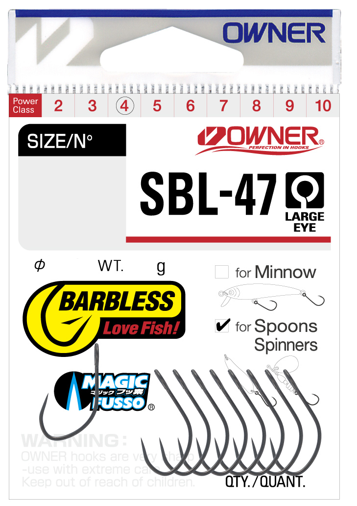 фото Рыболовные крючки owner sbl-47 teflon 6, 9 шт.