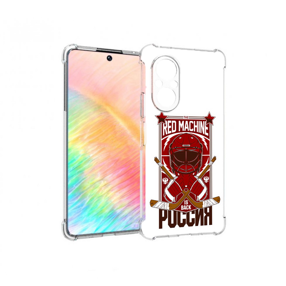 

Чехол MyPads Tocco для Honor 50 SE хоккей россия (PT223907.20.666), Прозрачный, Tocco