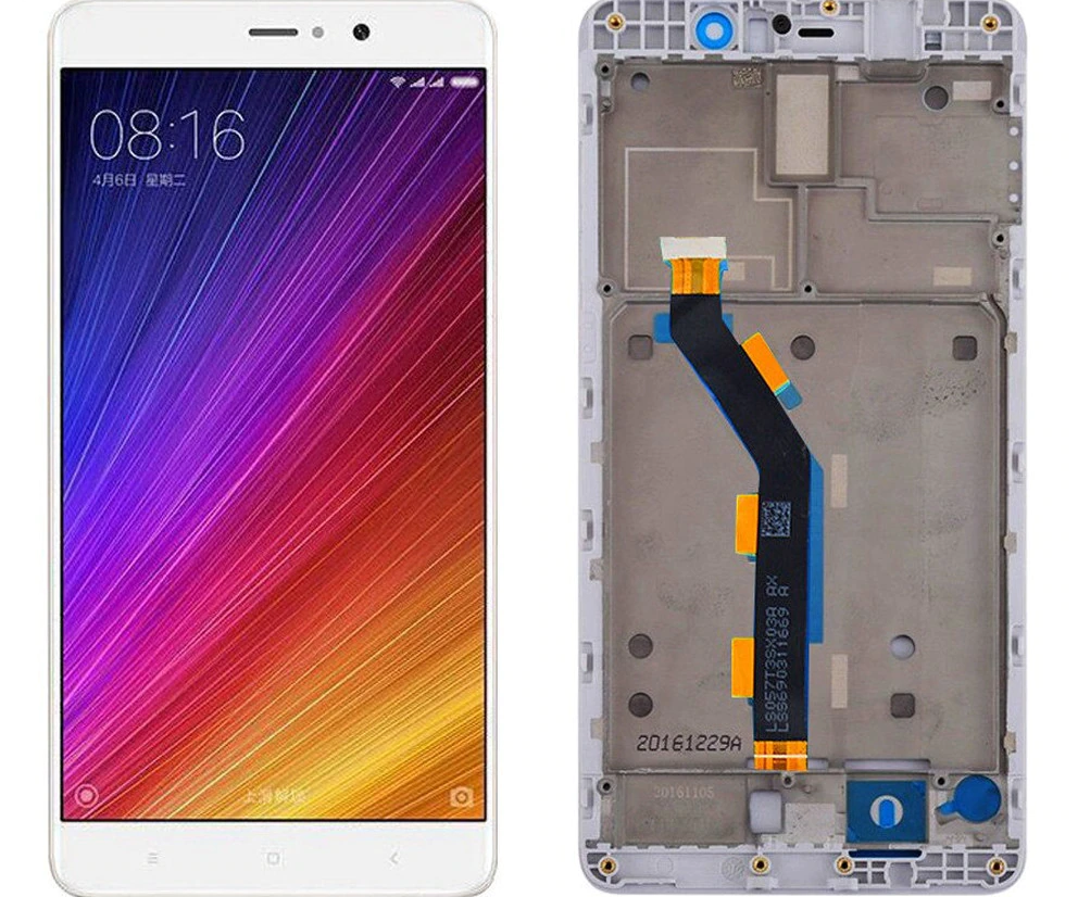 

Дисплей для Xiaomi Mi 5s Plus в рамке + тачскрин (белый), Xiaomi Mi 5s Plus