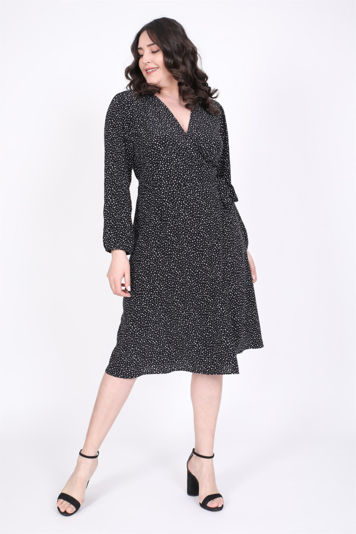 

Платье женское My Line Moda 732 черное 42 RU, 732